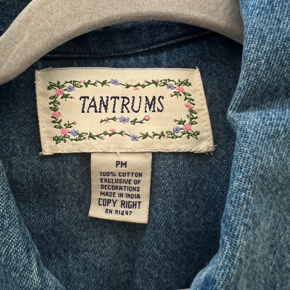 Vintage patchwork denim jacket - image 6